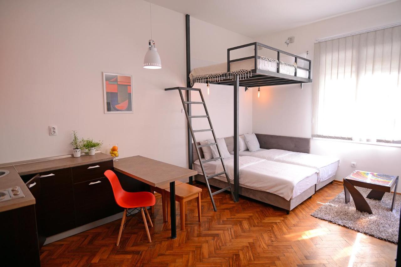 Central Spot Apartments Belgrad Exteriör bild